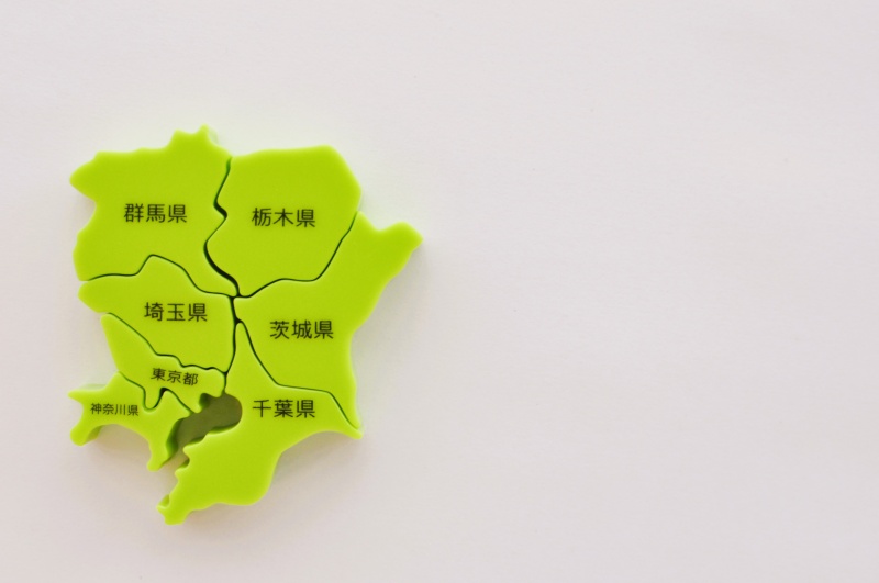 関東の地図