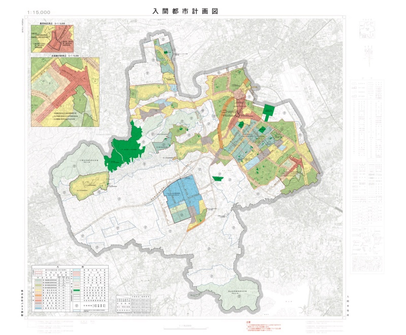 入間市都市計画図